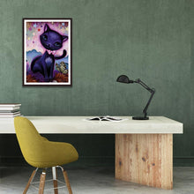 Charger l&#39;image dans la galerie, Chat animal - peinture complète de diamant - 30x40cm
