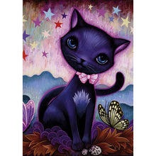 Charger l&#39;image dans la galerie, Chat animal - peinture complète de diamant - 30x40cm
