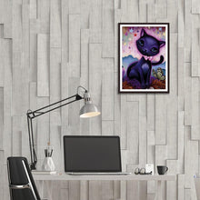 Charger l&#39;image dans la galerie, Chat animal - peinture complète de diamant - 30x40cm
