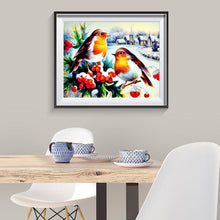 Charger l&#39;image dans la galerie, Oiseaux mignons - peinture complète de diamant - 40x30cm
