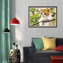 Charger l&#39;image dans la galerie, Chat - peinture en diamant complet - 30x40cm

