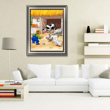 Charger l&#39;image dans la galerie, Vache - peinture en diamant complet - 30x40cm
