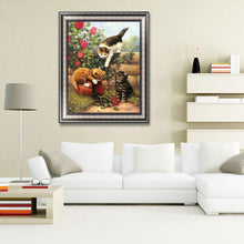 Charger l&#39;image dans la galerie, Chats - peinture en diamant complet - 30x40cm
