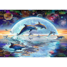 Charger l&#39;image dans la galerie, Dolphin - peinture en diamant complet - 30x40cm
