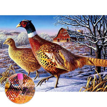 Charger l&#39;image dans la galerie, Colombe - peinture en diamant complet - 30x40cm
