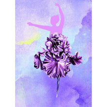 Charger l&#39;image dans la galerie, Fée de fleur - peinture complète de diamant - 30x40cm
