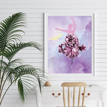 Charger l&#39;image dans la galerie, Fée de fleur - peinture complète de diamant - 30x40cm
