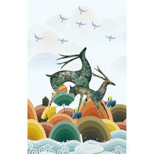 Charger l&#39;image dans la galerie, Cerf - peinture en diamant complet - 30x40cm
