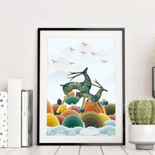 Charger l&#39;image dans la galerie, Cerf - peinture en diamant complet - 30x40cm
