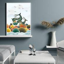 Charger l&#39;image dans la galerie, Cerf - peinture en diamant complet - 30x40cm
