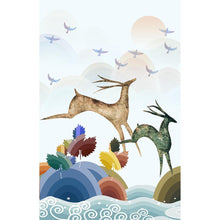 Charger l&#39;image dans la galerie, Cerf - peinture en diamant complet - 30x40cm
