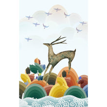 Charger l&#39;image dans la galerie, Cerf - peinture en diamant complet - 30x40cm
