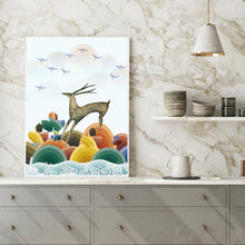 Charger l&#39;image dans la galerie, Cerf - peinture en diamant complet - 30x40cm
