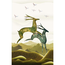 Charger l&#39;image dans la galerie, Cerf - peinture en diamant complet - 30x40cm
