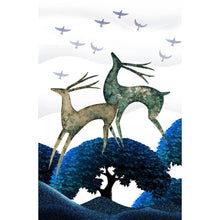 Charger l&#39;image dans la galerie, Cerf - peinture en diamant complet - 30x40cm
