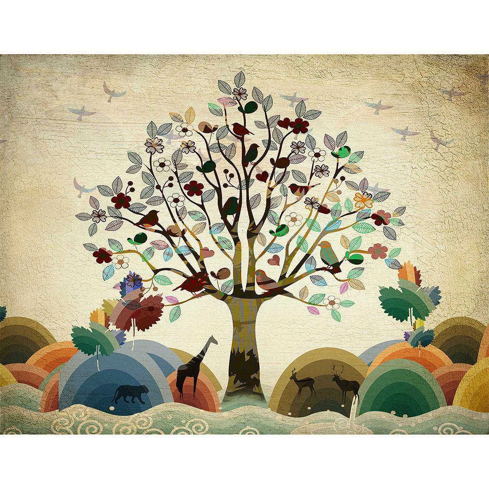 Cerf - peinture en diamant complet - 30x40cm