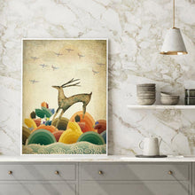 Charger l&#39;image dans la galerie, Cerf - peinture en diamant complet - 30x40cm
