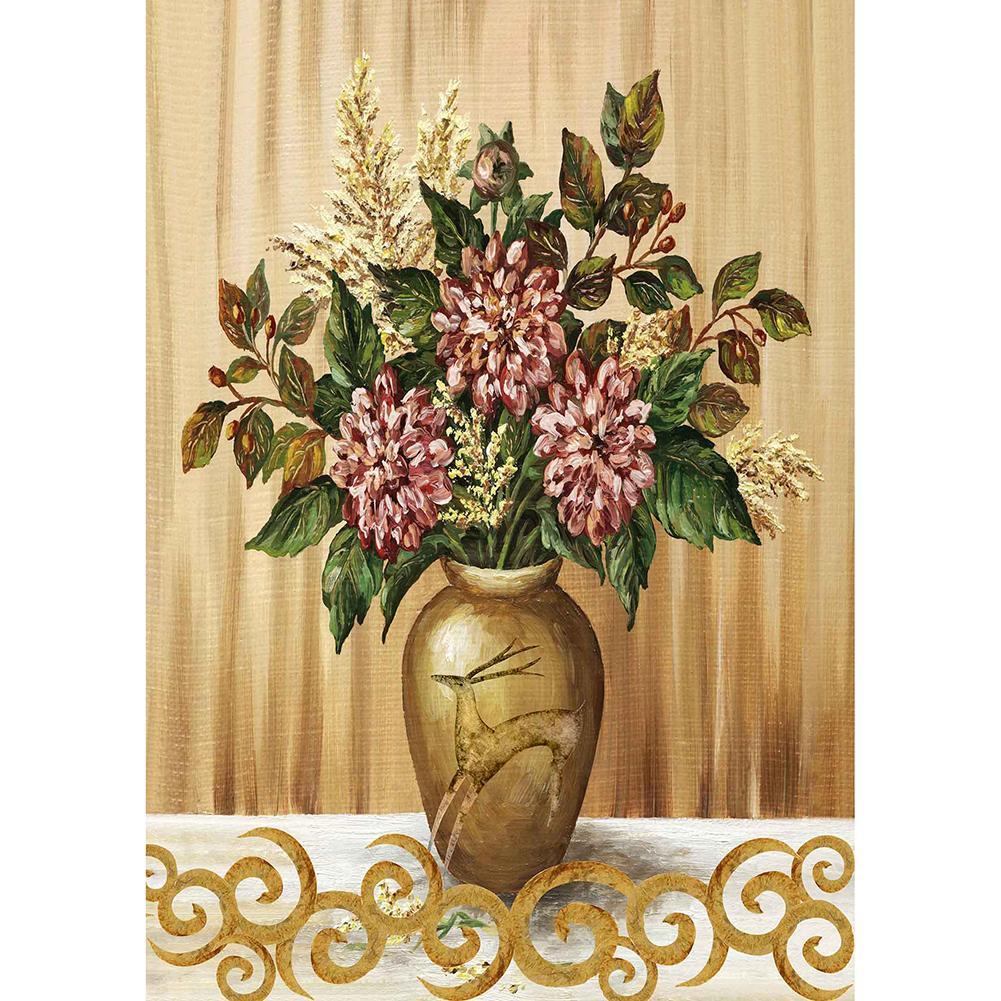 Cerf - peinture en diamant complet - 30x40cm