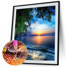 Charger l&#39;image dans la galerie, Lever de soleil - peinture en diamant complet - 30x40cm
