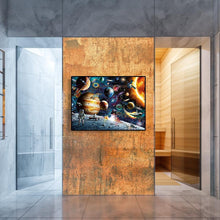 Charger l&#39;image dans la galerie, Cosmos planète - peinture diamant pleine - 40x30cm
