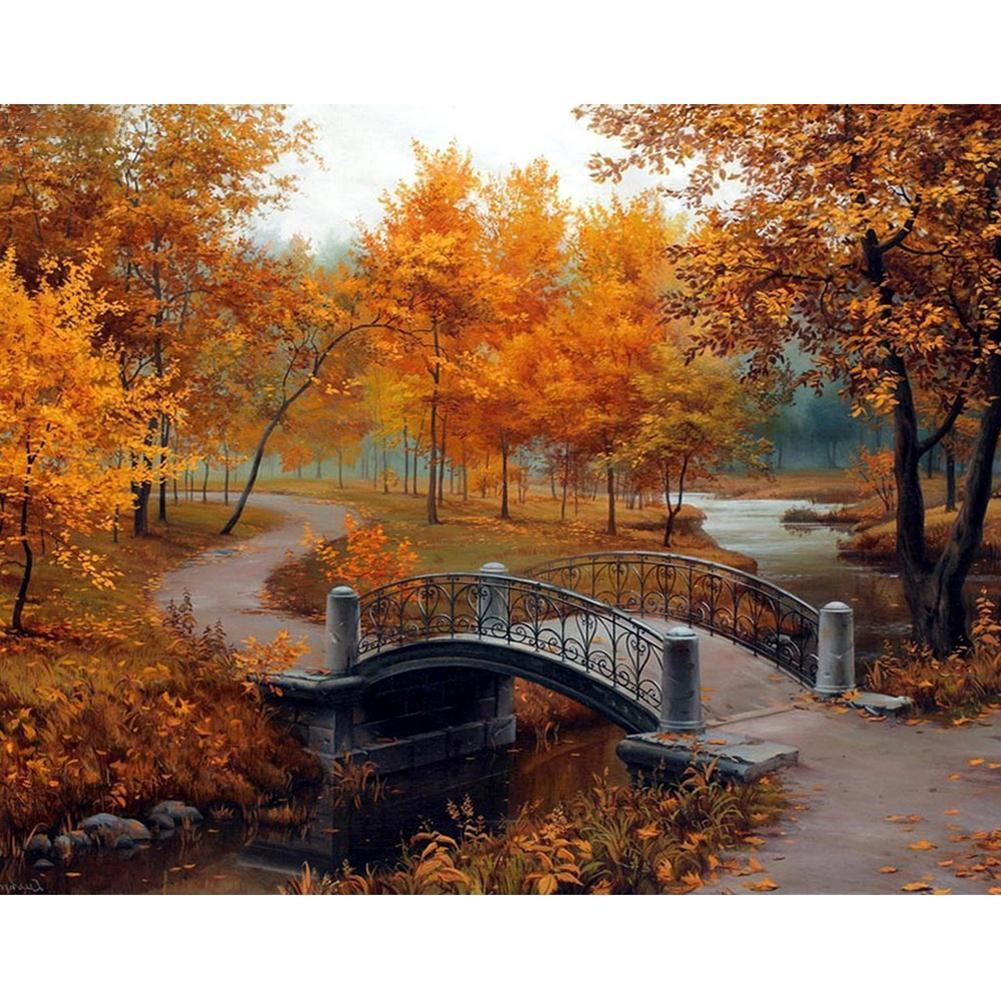 Pont - peinture en diamant complet - 30x40cm