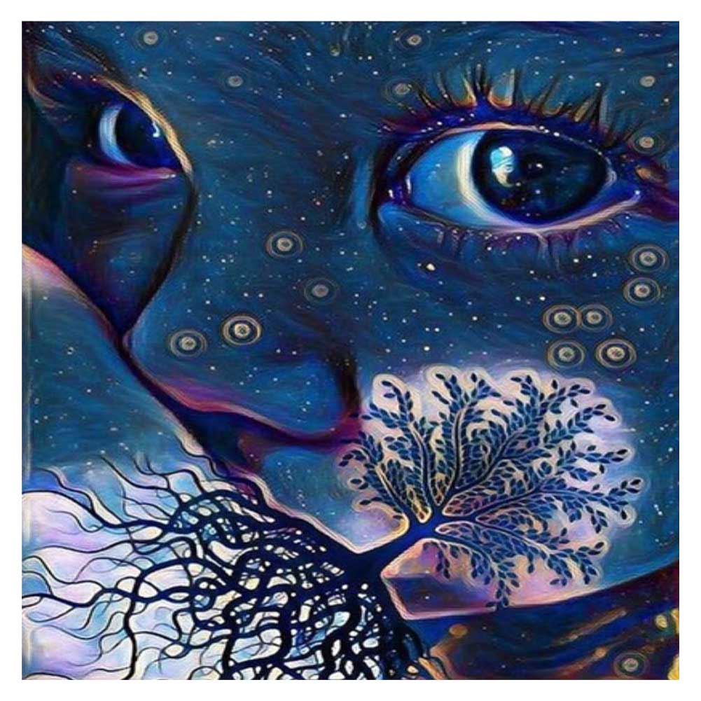 Arbre d’enfant - peinture complète de diamant - 30x30cm