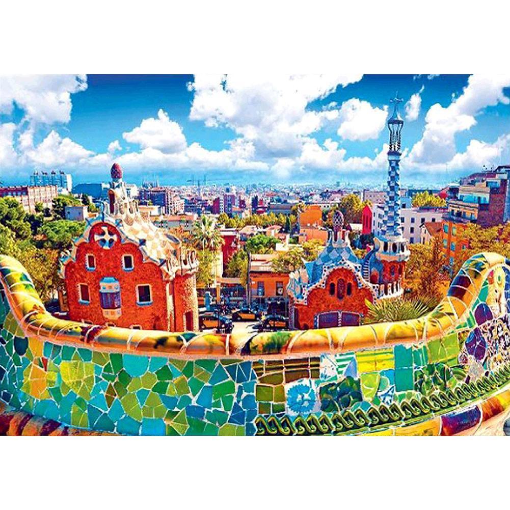 Maison - peinture en diamant complet - 30x40cm