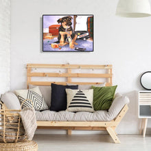 Charger l&#39;image dans la galerie, Chien - peinture en diamant complet - 30x40cm
