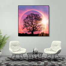 Charger l&#39;image dans la galerie, Lune d’arbre - peinture de diamant plein - 30x30cm
