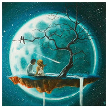 Charger l&#39;image dans la galerie, Lune d’arbre - peinture de diamant plein - 30x30cm
