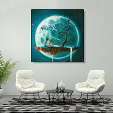 Charger l&#39;image dans la galerie, Lune d’arbre - peinture de diamant plein - 30x30cm
