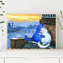 Charger l&#39;image dans la galerie, Chat - peinture en diamant complet - 30x40cm
