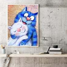 Charger l&#39;image dans la galerie, Chat - peinture en diamant complet - 30x40cm
