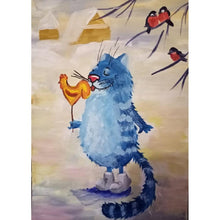 Charger l&#39;image dans la galerie, Chat - peinture en diamant complet - 30x40cm
