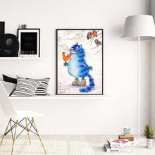 Charger l&#39;image dans la galerie, Chat - peinture en diamant complet - 30x40cm
