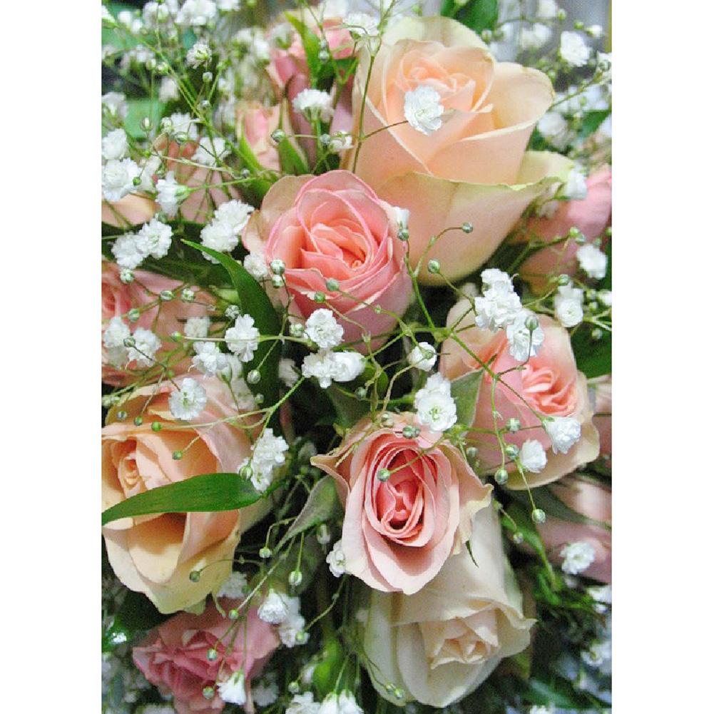 Floral - peinture en diamant complet - 30x40cm