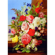 Charger l&#39;image dans la galerie, Floral - peinture en diamant complet - 30x40cm
