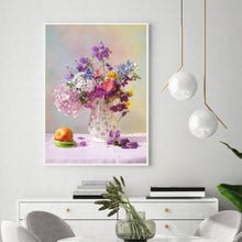 Charger l&#39;image dans la galerie, Fleurs - peinture en diamant complet - 30x40cm
