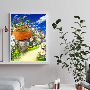 Fleurs - peinture en diamant complet - 30x40cm