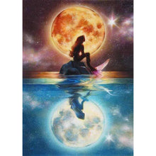 Charger l&#39;image dans la galerie, Sirène - peinture en diamant complet - 30x40cm

