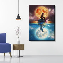 Charger l&#39;image dans la galerie, Sirène - peinture en diamant complet - 30x40cm
