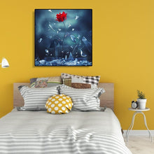 Charger l&#39;image dans la galerie, Fleur - peinture en diamant complet - 30x30cm
