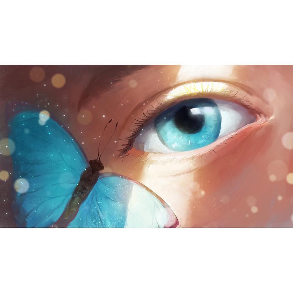 Oeil - peinture en diamant complet - 30x40cm