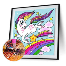 Charger l&#39;image dans la galerie, Cheval coloré - peinture complète de diamant - 30x30cm
