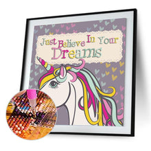 Charger l&#39;image dans la galerie, Cheval - peinture en diamant complet - 30x30cm
