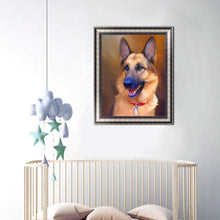 Charger l&#39;image dans la galerie, Chien loyal - peinture en diamant complet - 30x40cm
