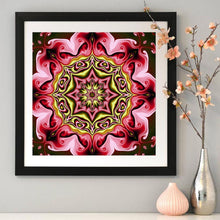 Charger l&#39;image dans la galerie, Motif de fleur - peinture complète de diamant - 40x40cm
