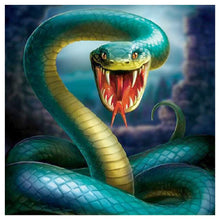 Charger l&#39;image dans la galerie, Serpent - peinture en diamant complet - 30x30cm

