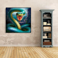 Charger l&#39;image dans la galerie, Serpent - peinture en diamant complet - 30x30cm
