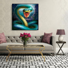 Charger l&#39;image dans la galerie, Serpent - peinture en diamant complet - 30x30cm
